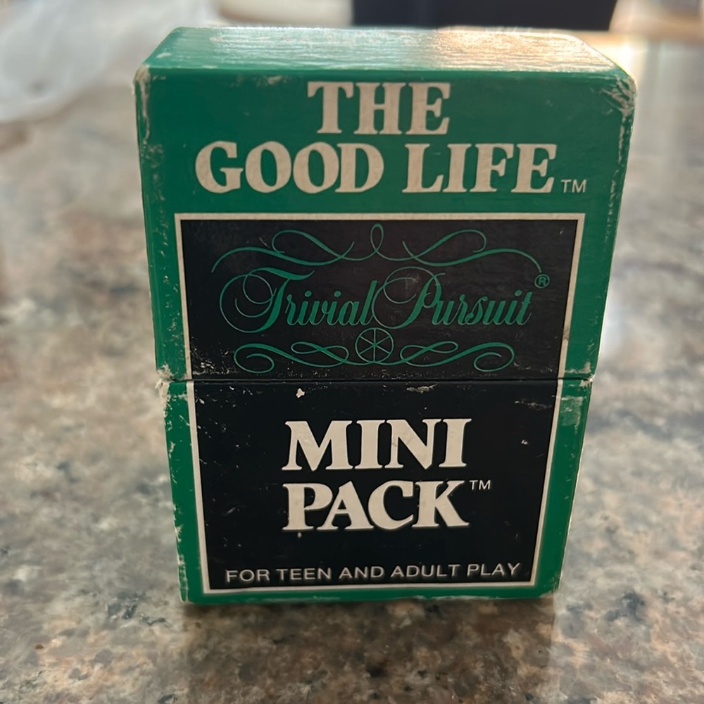 Trivial Pursuit Mini Pack “the good life”
